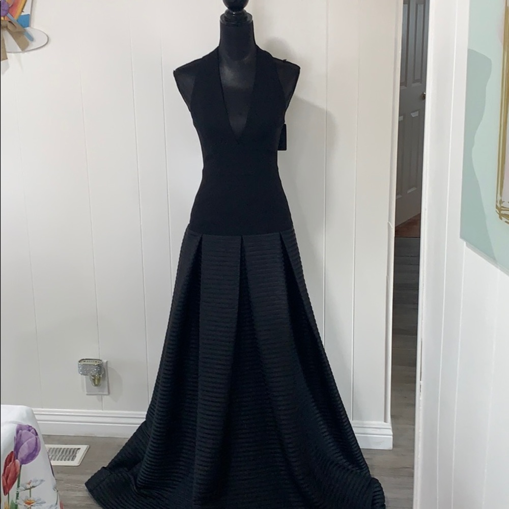 NWT Black Halo EVE Laurel Berman Marchessa Gown